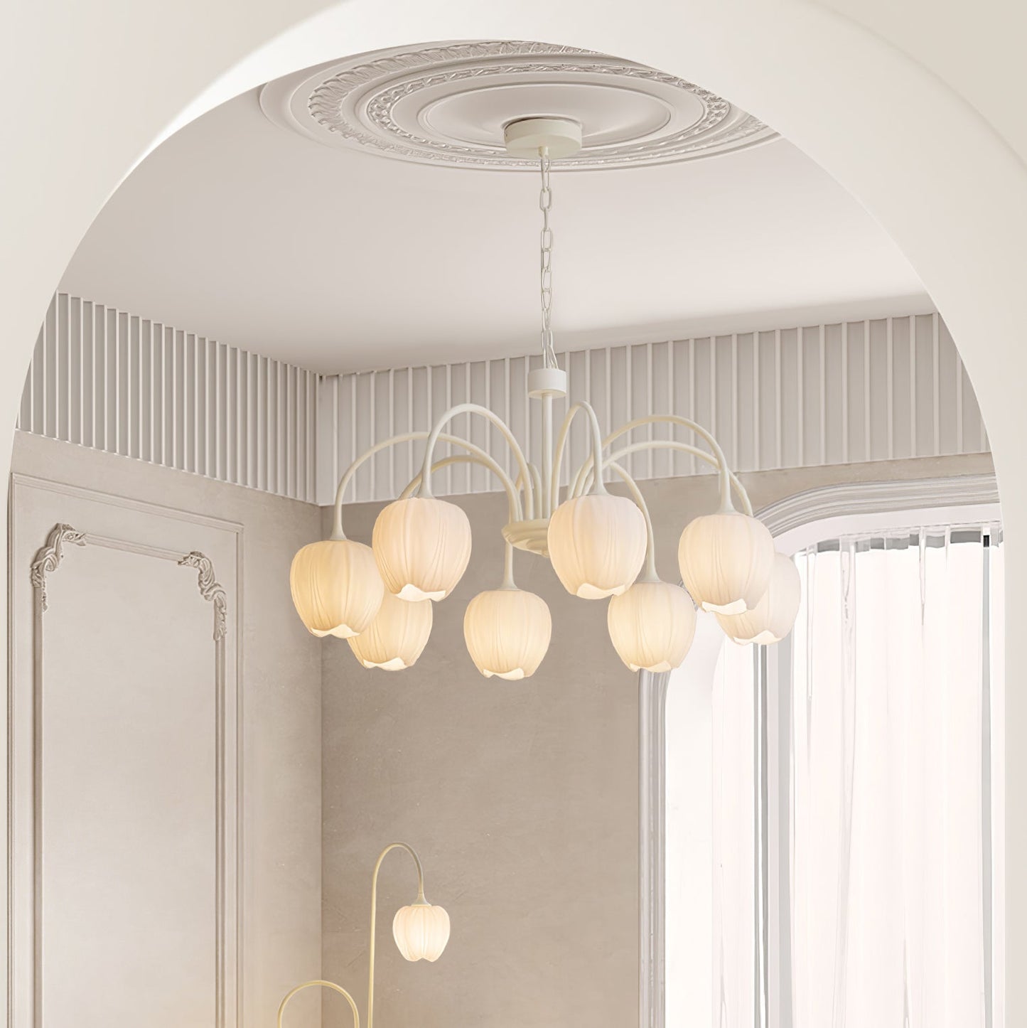Tulip Matcha Chandelier Chandelier