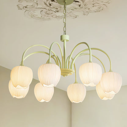 Tulip Matcha Chandelier Chandelier