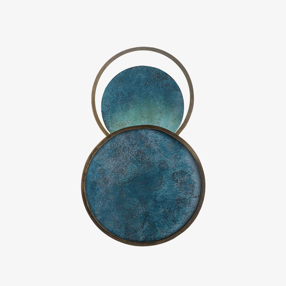 Turquoise Satellite Wall Lamp ? 10.2″ x H 16.5″ / Dia 26cm x H 42cm / Blue / Warm Light Wall lamp