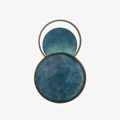 Turquoise Satellite Wall Lamp ? 10.2″ x H 16.5″ / Dia 26cm x H 42cm / Blue / Warm Light Wall lamp