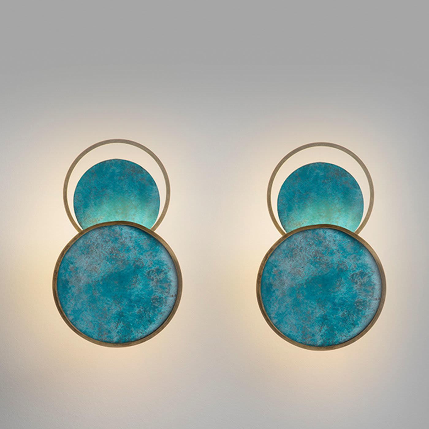 Turquoise Satellite Wall Lamp Wall lamp