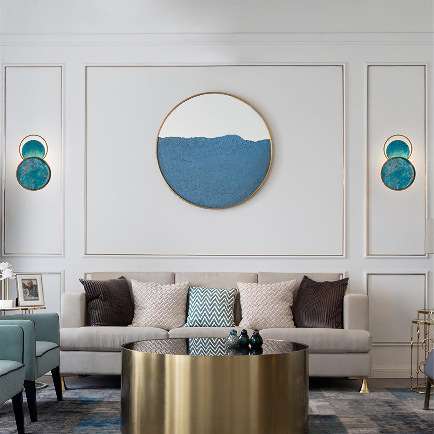 Turquoise Satellite Wall Lamp Wall lamp
