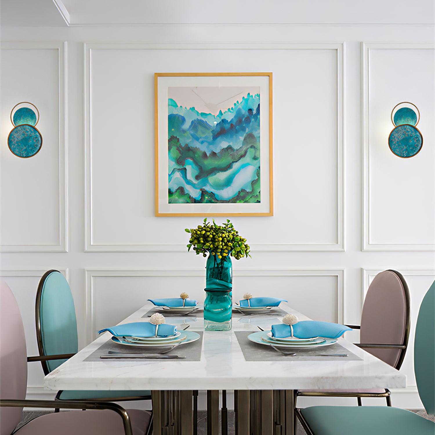 Turquoise Satellite Wall Lamp Wall lamp
