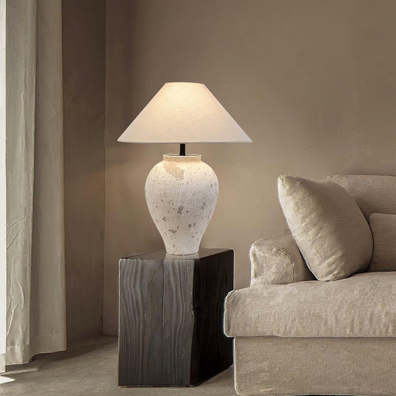 Tuscan Stone Table Lamp Table lamp