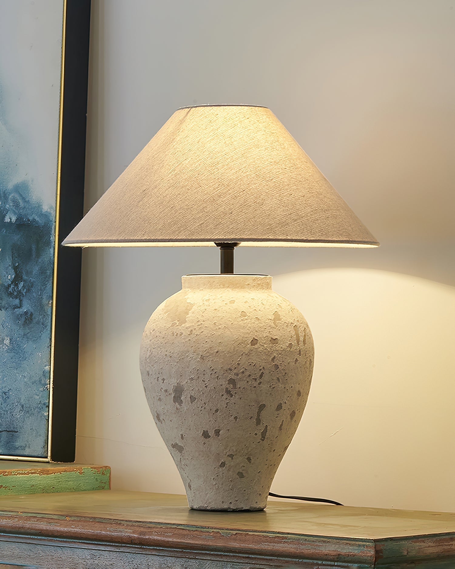 Tuscan Stone Table Lamp Table lamp