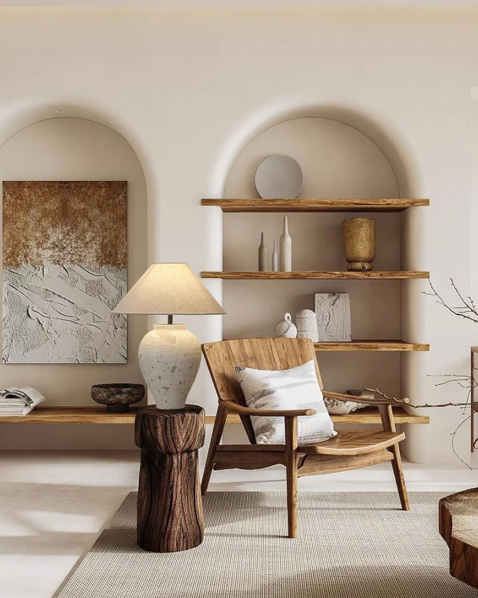Tuscan Stone Table Lamp Table lamp
