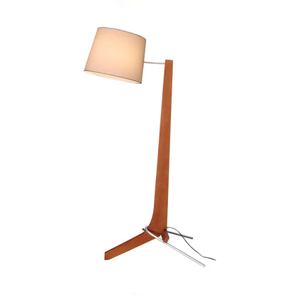 Tusk Arc Floor Lamp ? 35.4″ x H 64.9″ / Walnut Color & White / US Plug Floor lamp