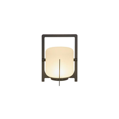 Black Twilight Lantern Table Lamp Dia 7.9″ x H 11″ / Dia 20cm x H 28cm / Black & White / Warm Light Table lamp