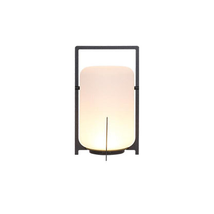 Black Twilight Lantern Table Lamp ? 7.9″ x H 15″ / Dia 20cm x H 38cm / Black & White / Warm Light Table lamp