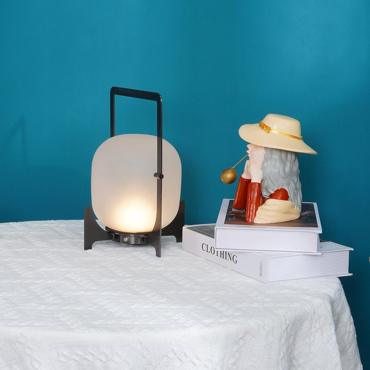 Black Twilight Lantern Table Lamp Table lamp
