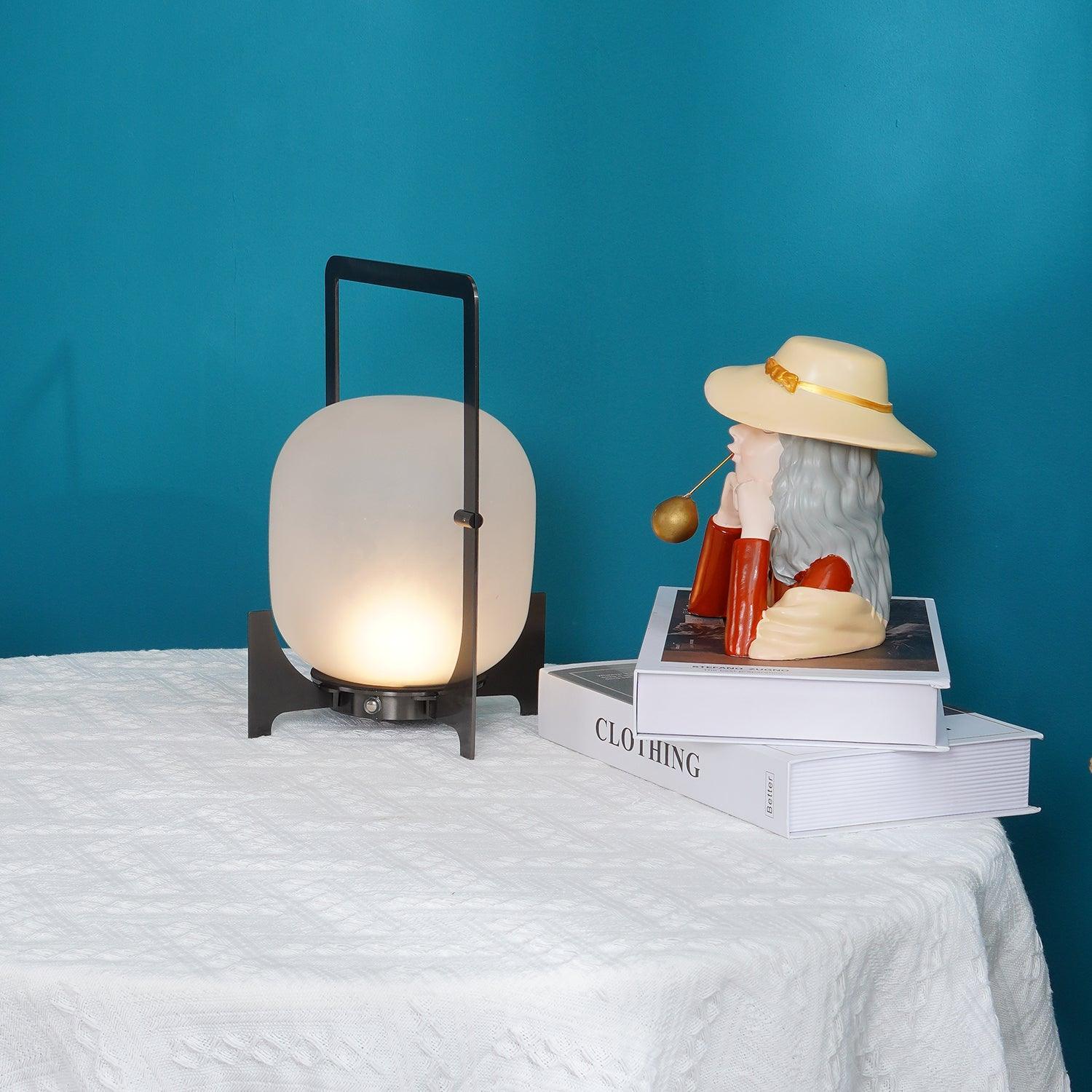 Black Twilight Lantern Table Lamp Table lamp