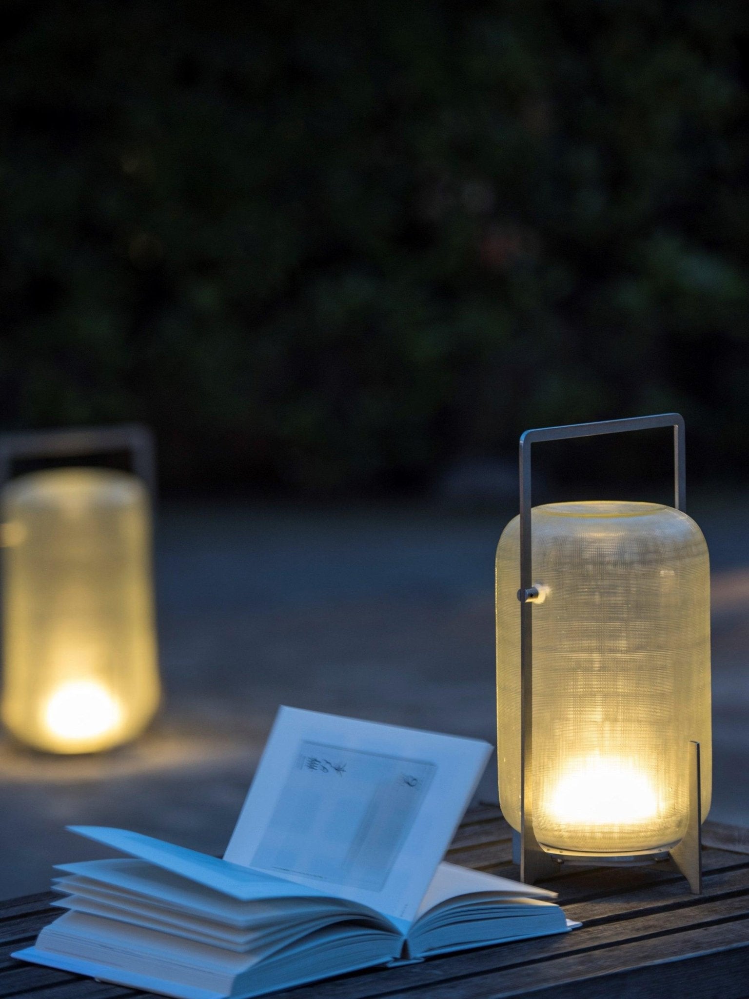 Steel Twilight Lantern Table Light Table lamp