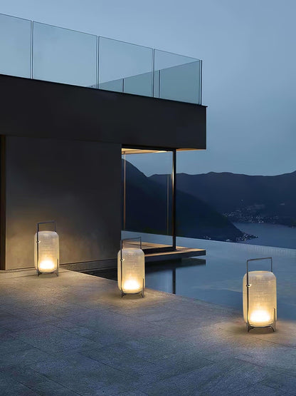 Steel Twilight Lantern Table Light Table lamp