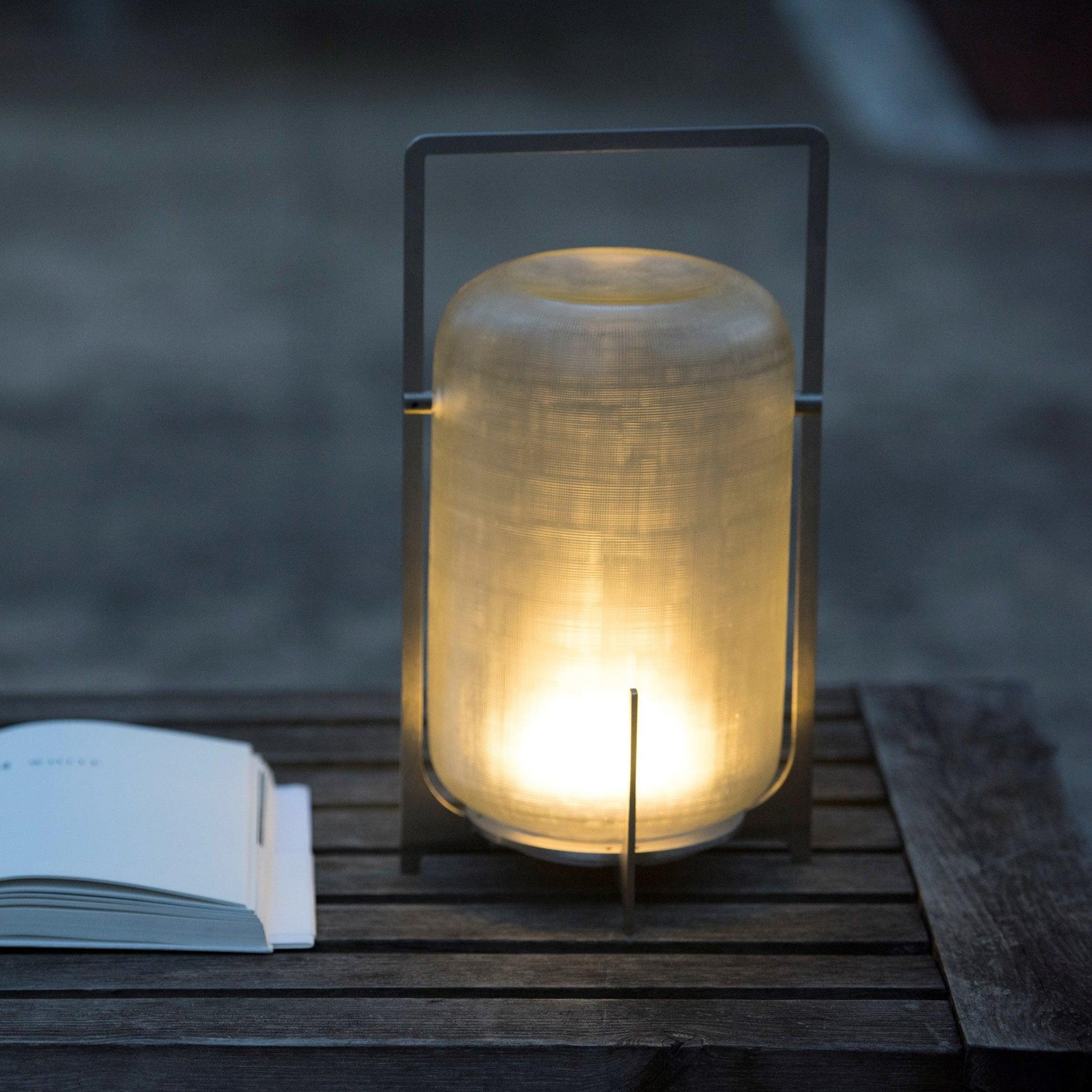 Silver Twilight Lantern Table Light Table lamp