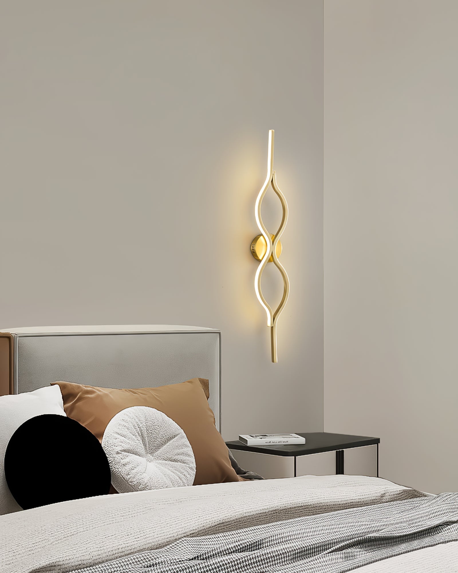 Twist Brass Wall Light Wall lamp