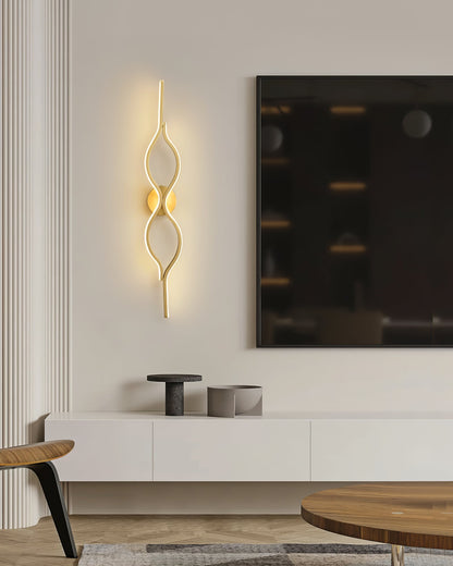 Twist Brass Wall Light Wall lamp