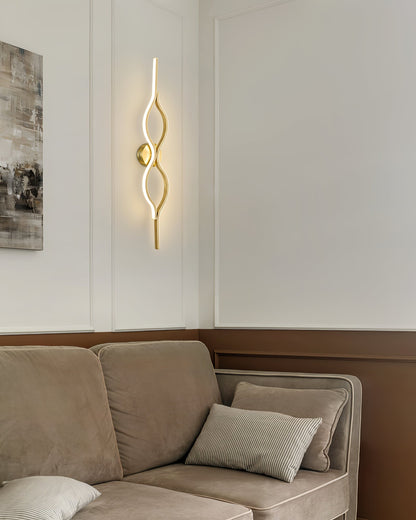 Twist Brass Wall Light Wall lamp