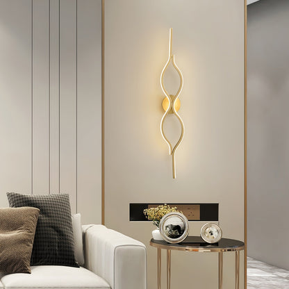 Twist Brass Wall Light Wall lamp