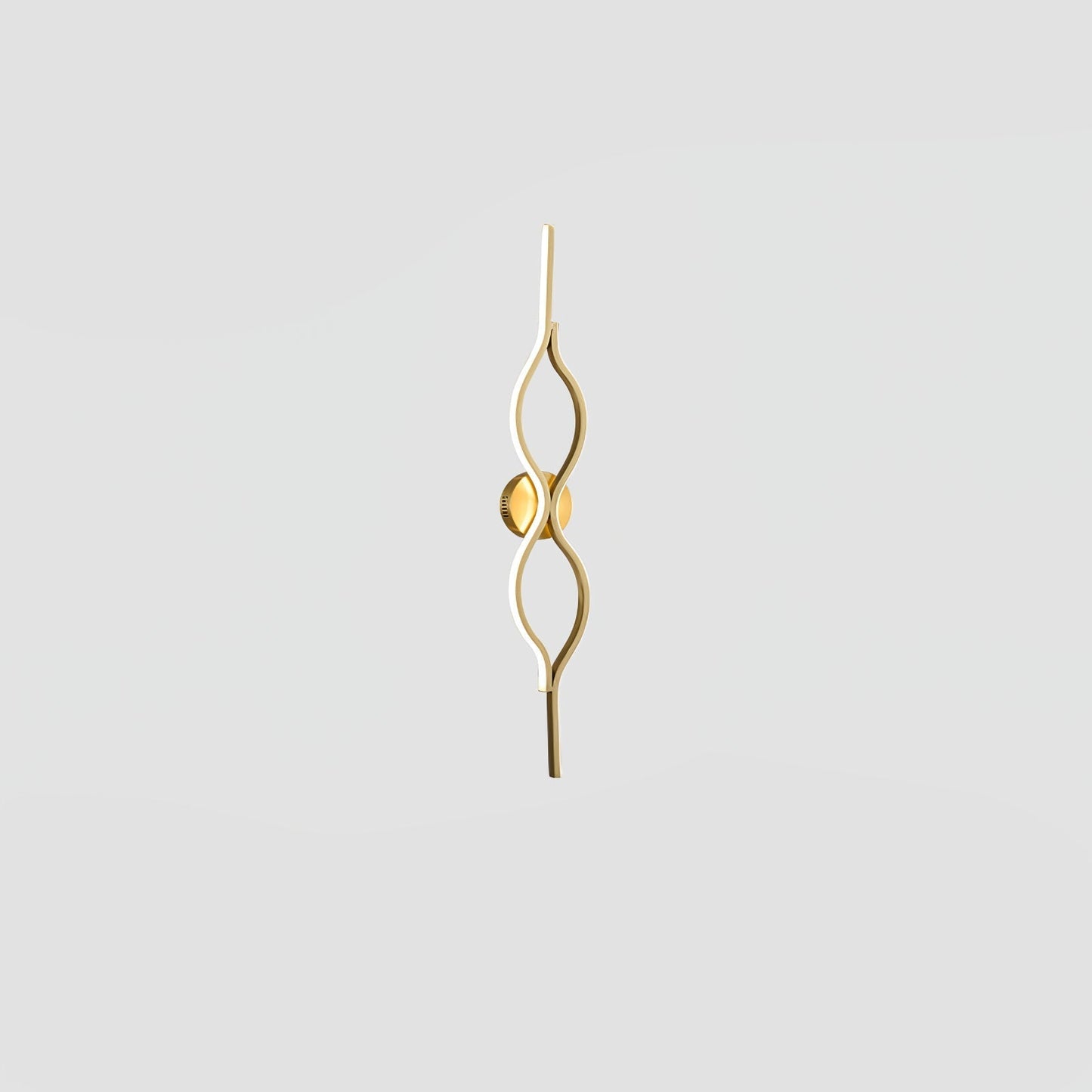 Twist Brass Wall Light Dia 4.7″ x H 31.5″ / Dia 12cm x H 80cm / Brass & Three-Color Changing Light / 1 Piece Wall lamp