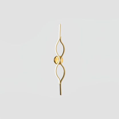 Twist Brass Wall Light Dia 4.7″ x H 39.4″ / Dia 12cm x H 100cm / Brass & Three-Color Changing Light / 1 Piece Wall lamp