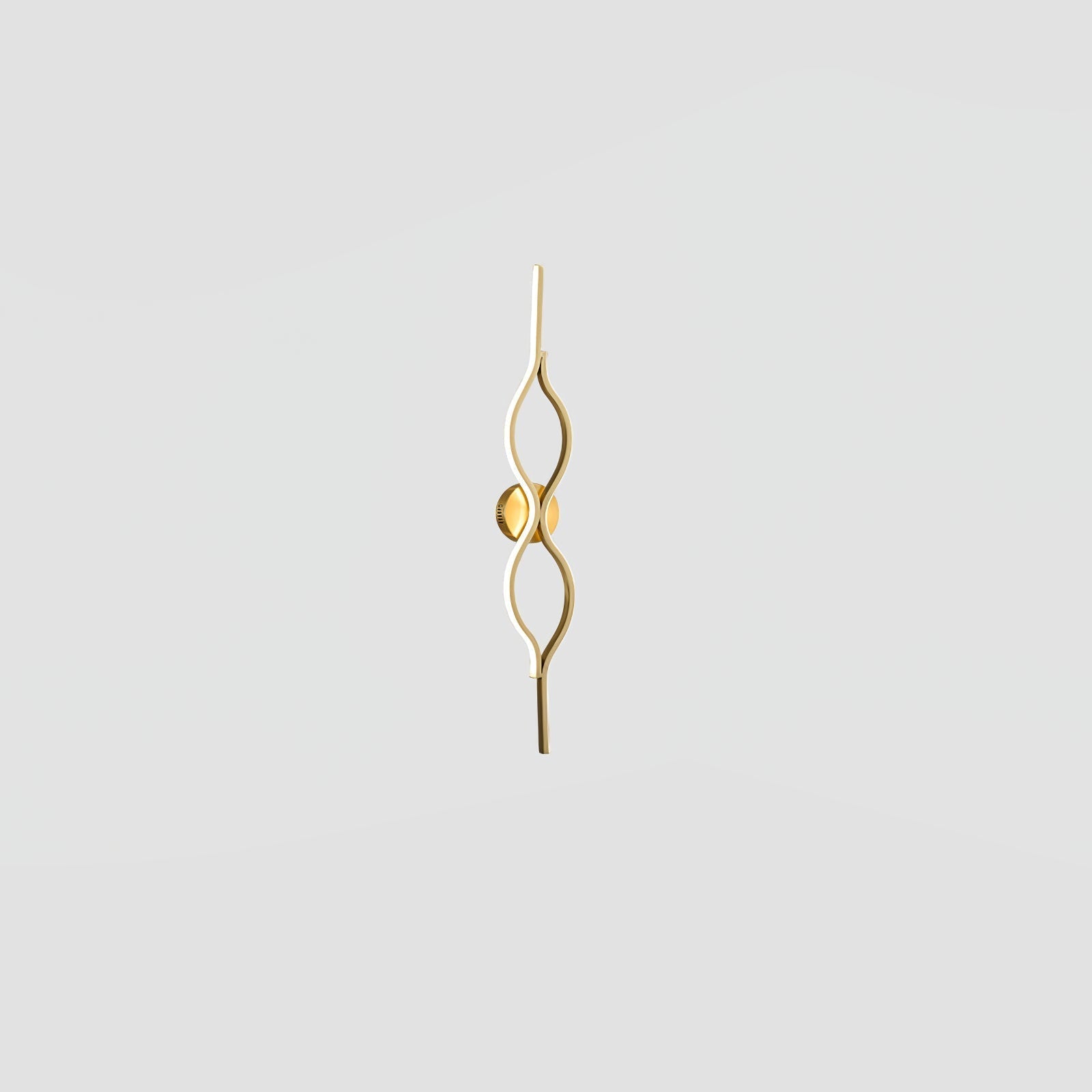 Twist Brass Wall Light Dia 4.7″ x H 23.6″ / Dia 12cm x H 60cm / Brass & Three-Color Changing Light / 1 Piece Wall lamp