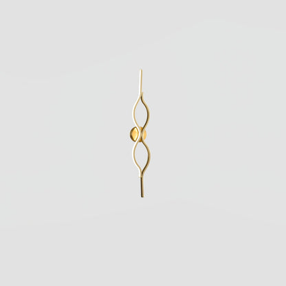 Twist Brass Wall Light Dia 4.7″ x H 23.6″ / Dia 12cm x H 60cm / Brass & Three-Color Changing Light / 1 Piece Wall lamp