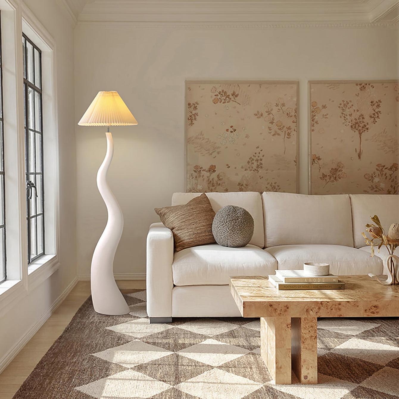 Twisted Pleated Floor Lamp Floor lamp