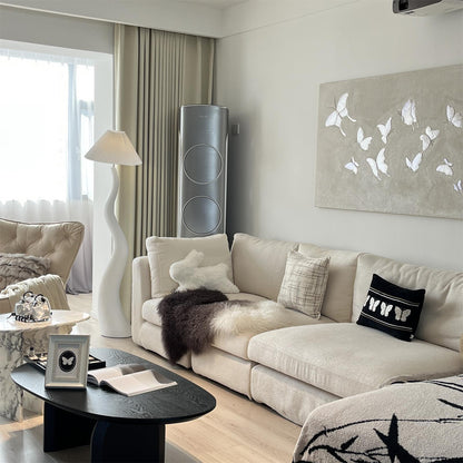 Twisted Pleated Floor Lamp Floor lamp