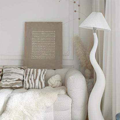 Twisted Pleated Floor Lamp Floor lamp