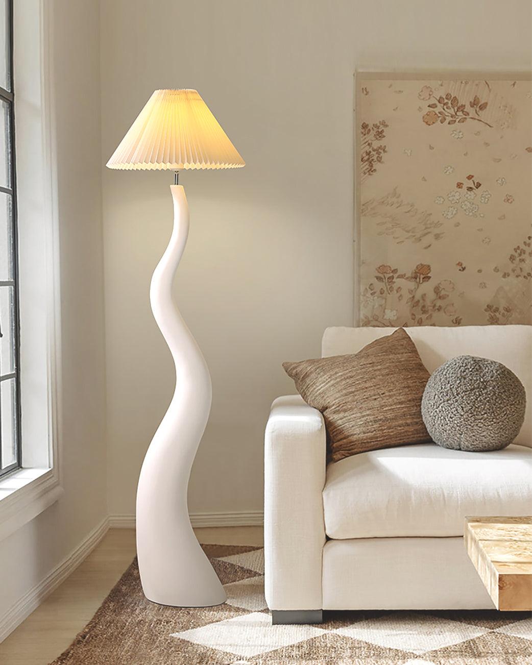 Twisted Pleated Floor Lamp Floor lamp