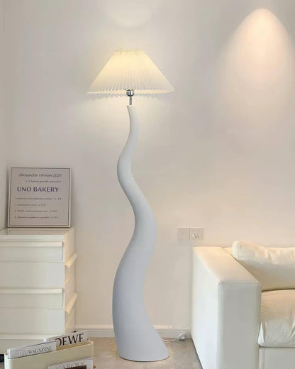 Twisted Pleated Floor Lamp Floor lamp