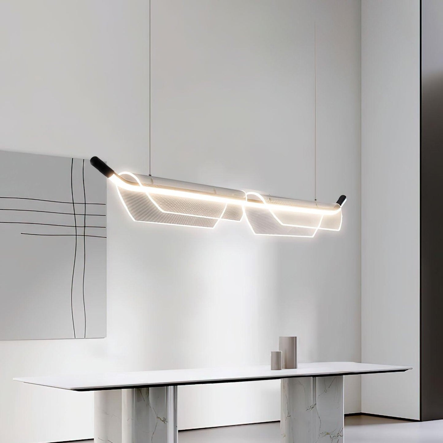 Two Boats Acrylic Pendant Light Pendant light
