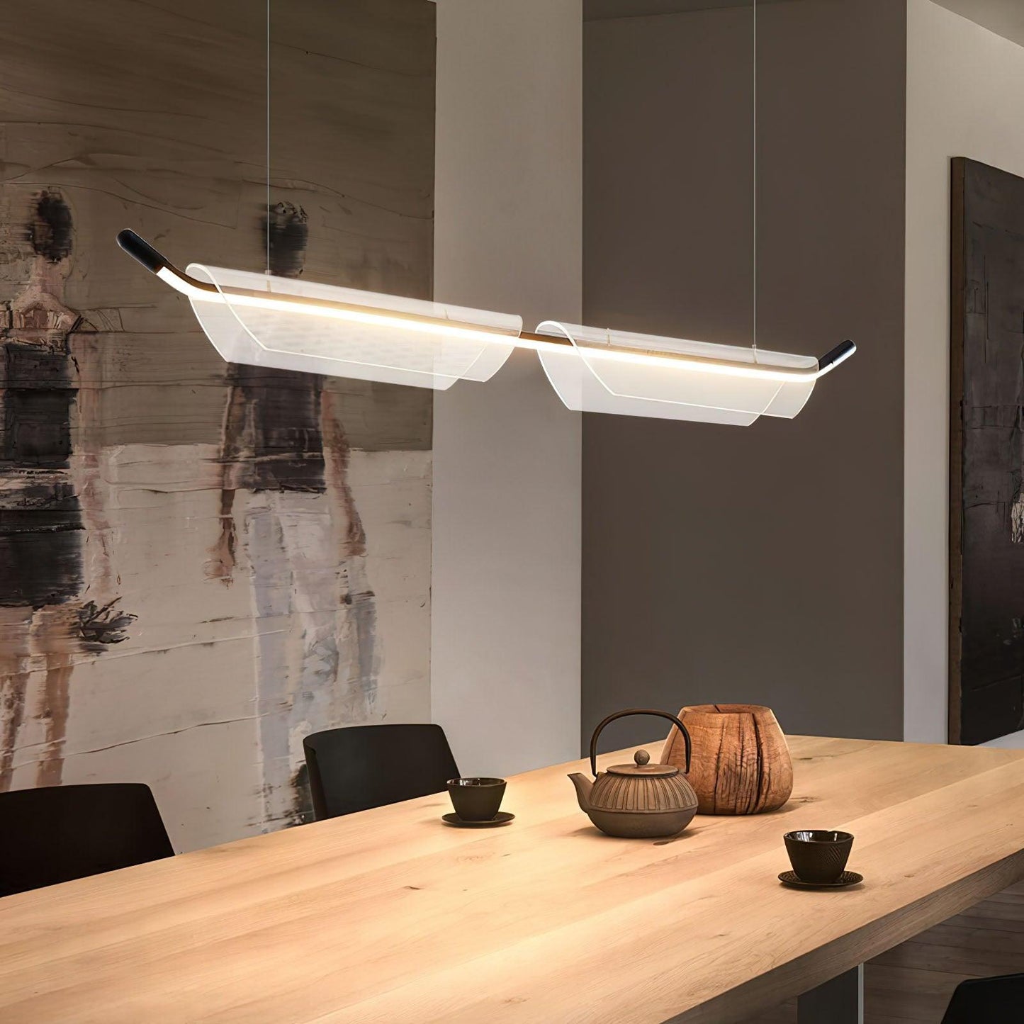 Two Boats Acrylic Pendant Light Pendant light