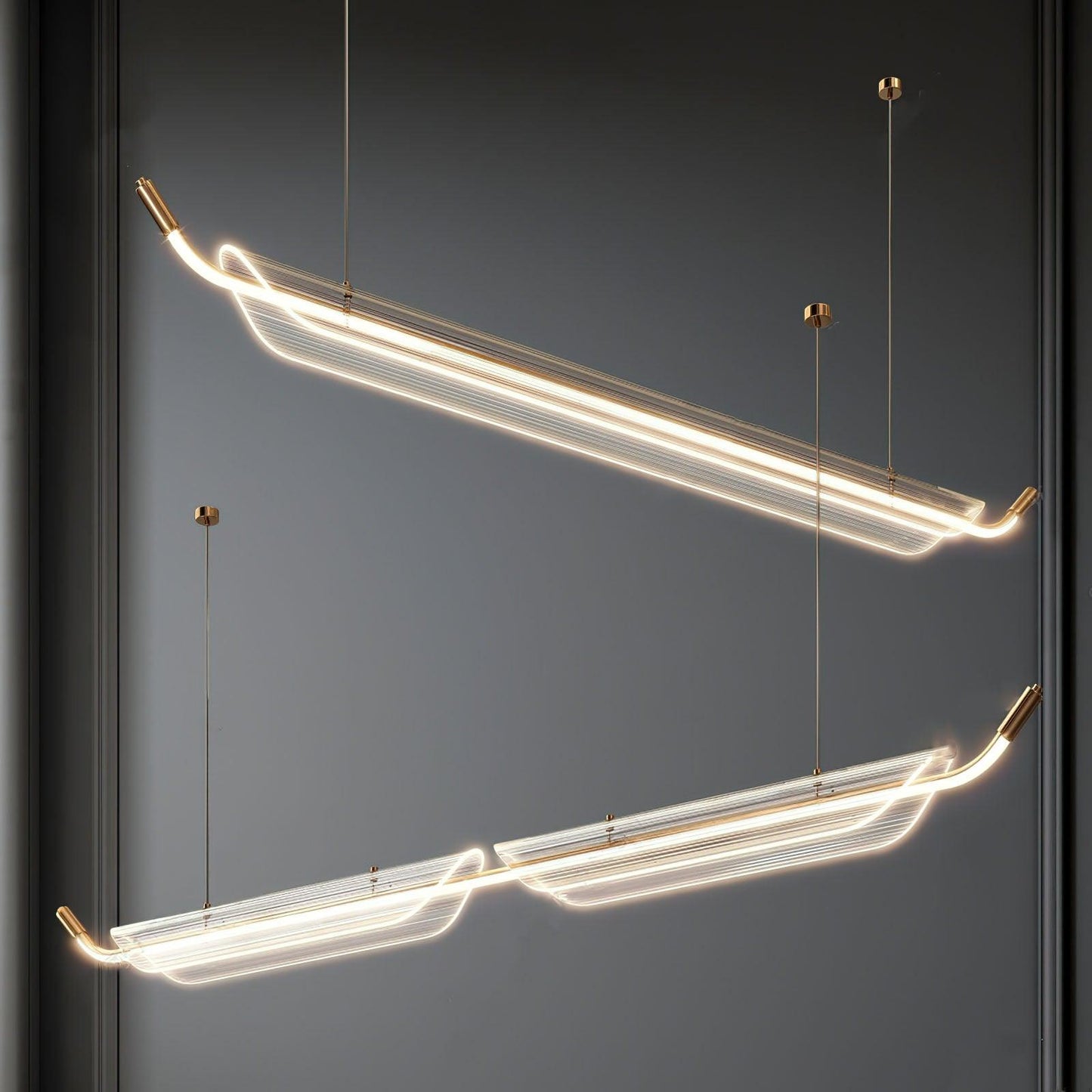 Two Boats Acrylic Pendant Light Pendant light