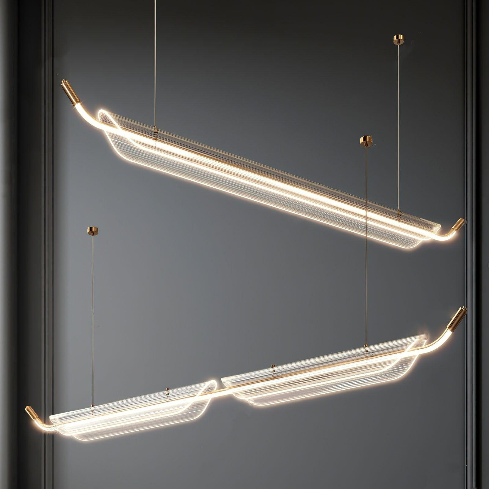 Two Boats Acrylic Pendant Light Pendant light