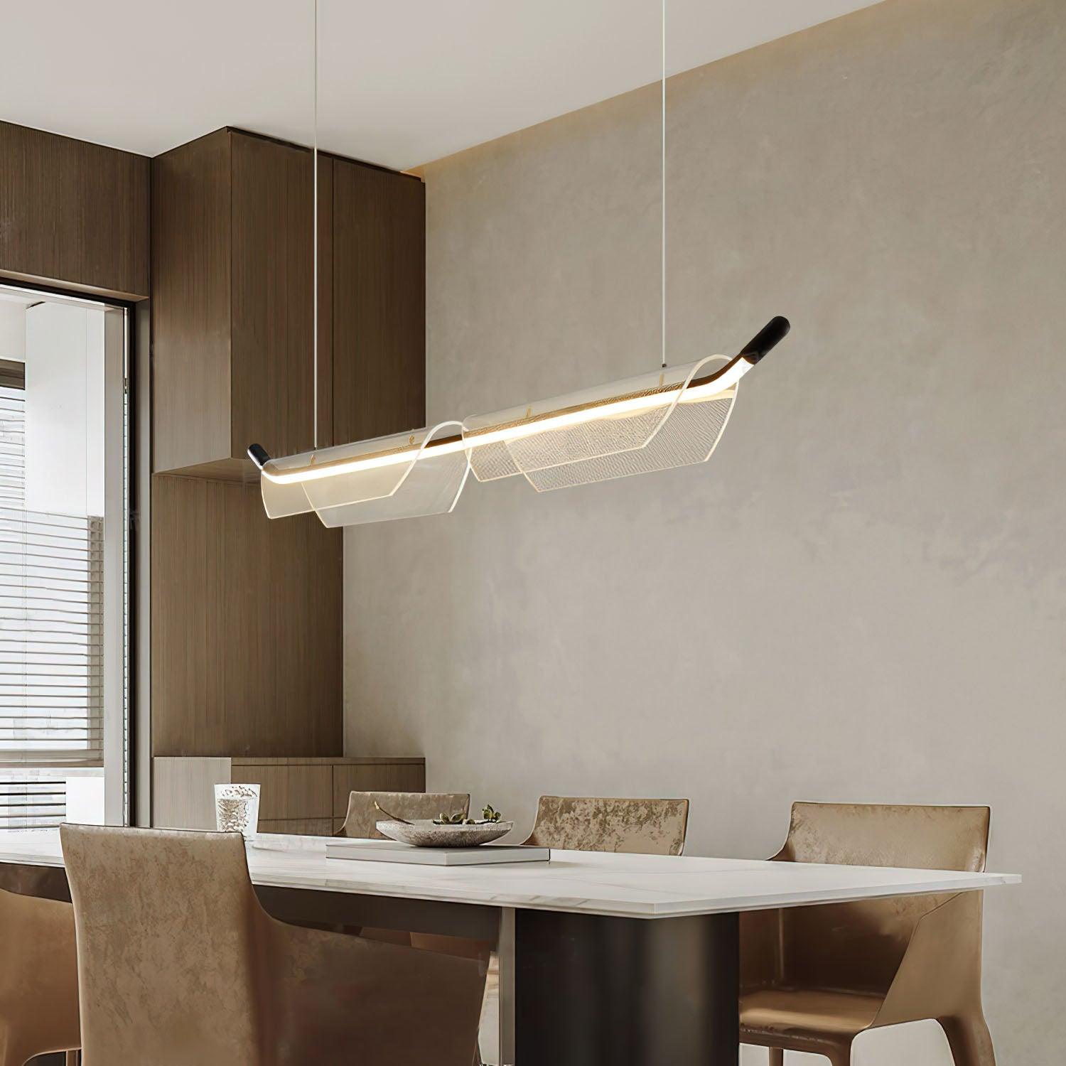 Two Boats Acrylic Pendant Light Pendant light