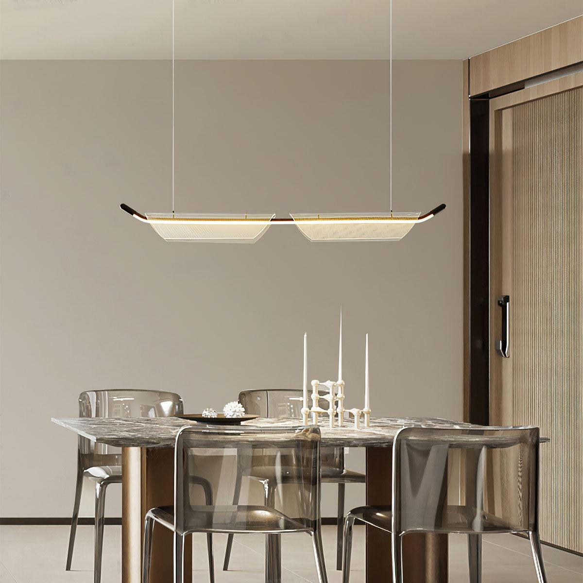Two Boats Acrylic Pendant Light Pendant light