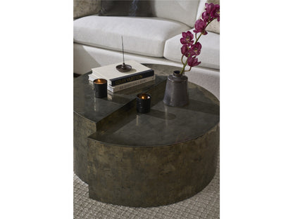 Universal Modern Sable & Desert Cosmo Cocktail Table
