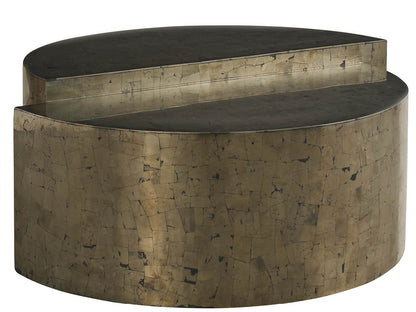 Universal Modern Sable & Desert Cosmo Cocktail Table