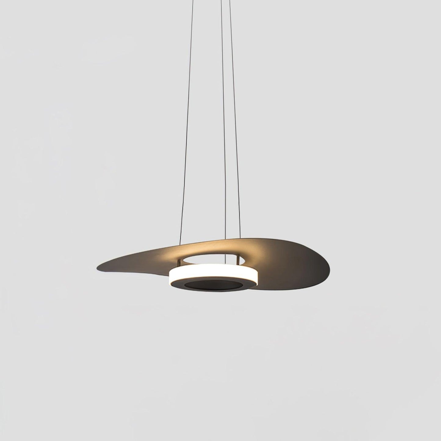 UFO LED Pendant Lamp Dia 23.6″ x H 59.1″ / Dia 60cm x H 150cm / Black / Cool Light Pendant light