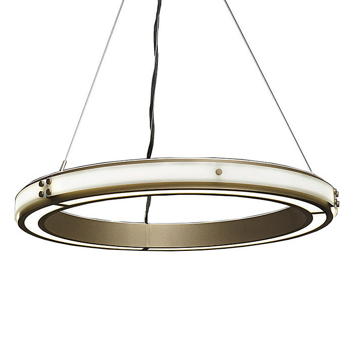 Strata LED Chandelier with Glass