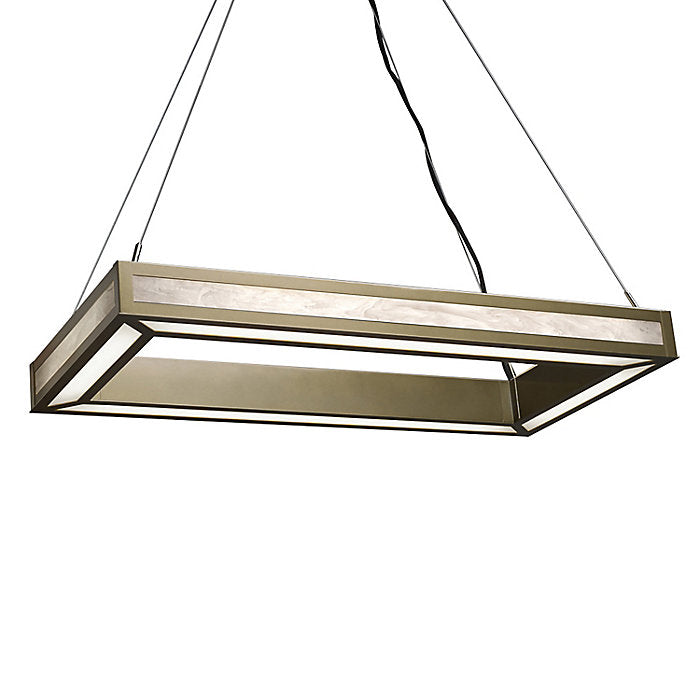 Strata LED Rectangular Chandelier