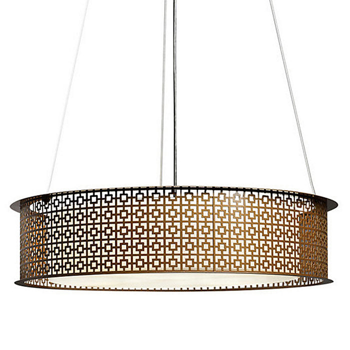 Clarus Drum Pendant with Diffuser