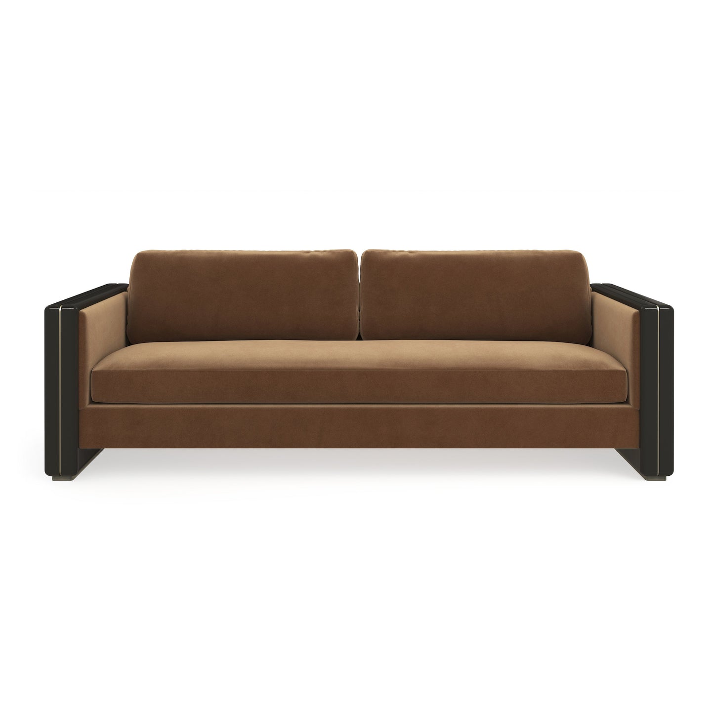 Caracole Upholstery Gelee Sofa - Chocolate