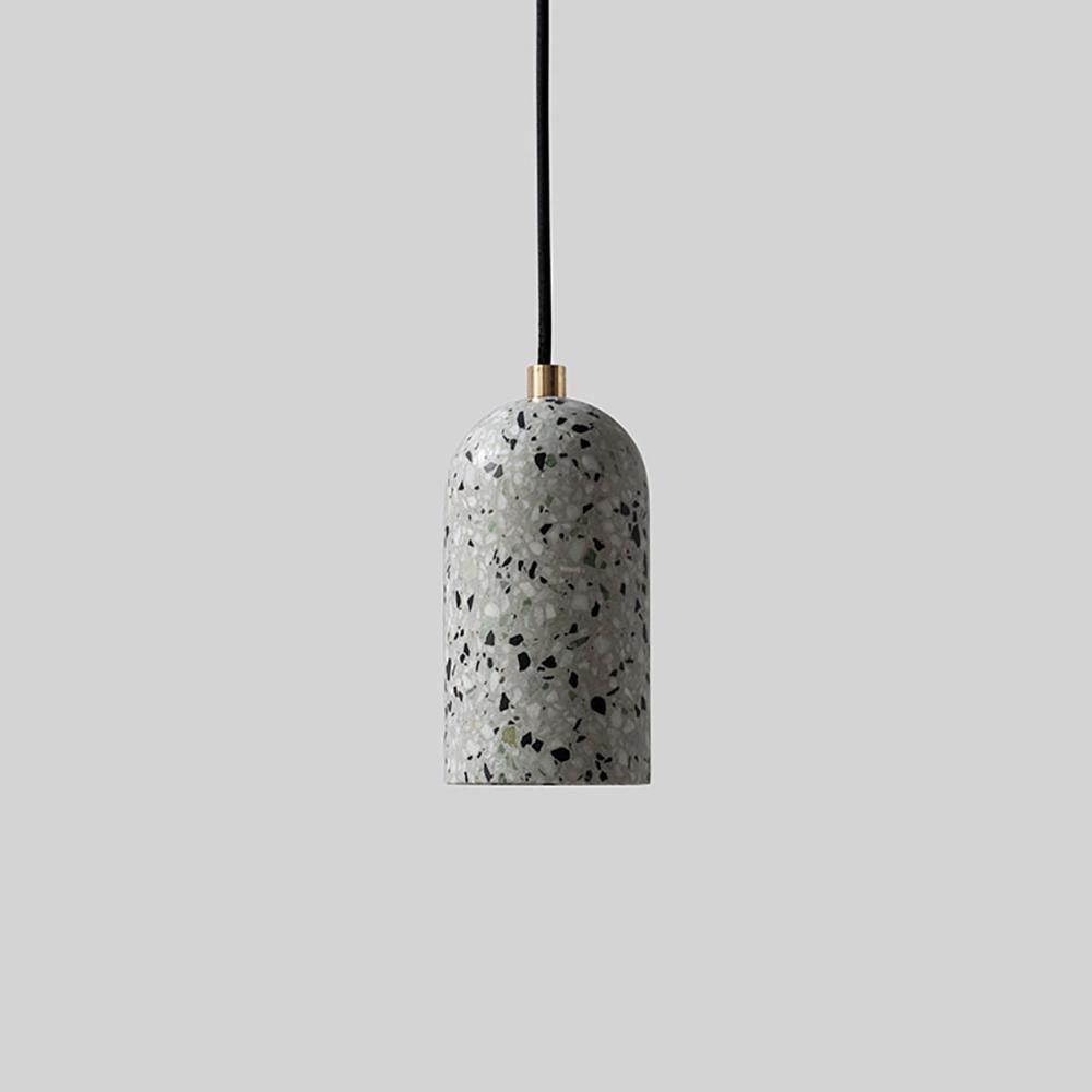 U Concrete Pendant Lamp Dia 3.9″ x H 7.1″ / Dia 10cm x H 18cm / White Pendant light