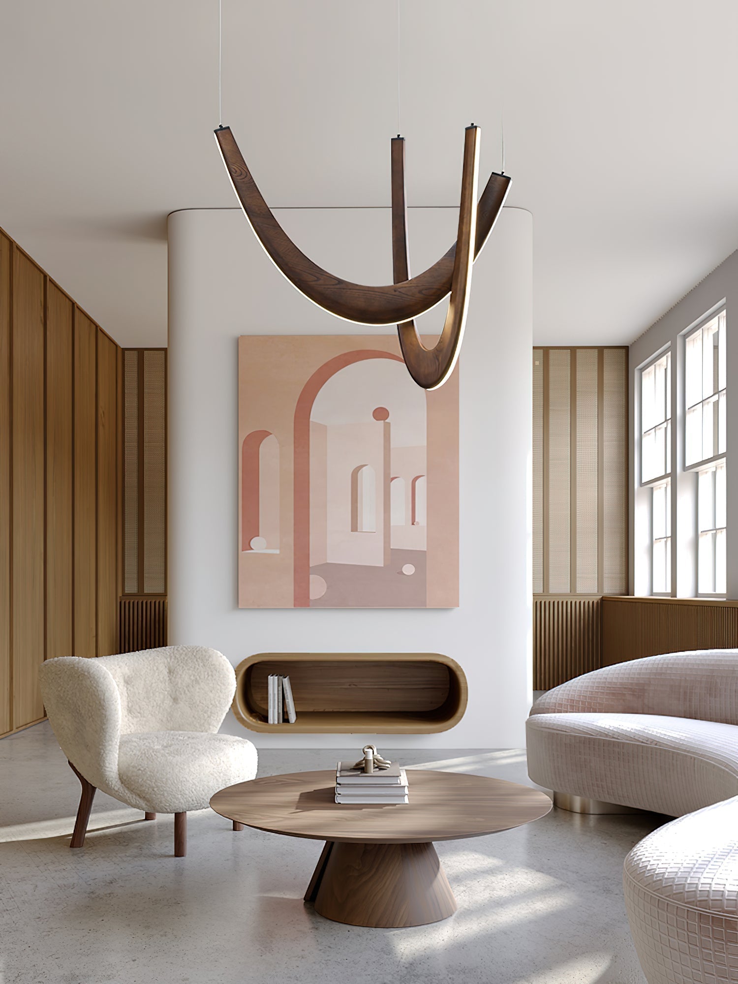 U Wooden Pendant Lamp Pendant light