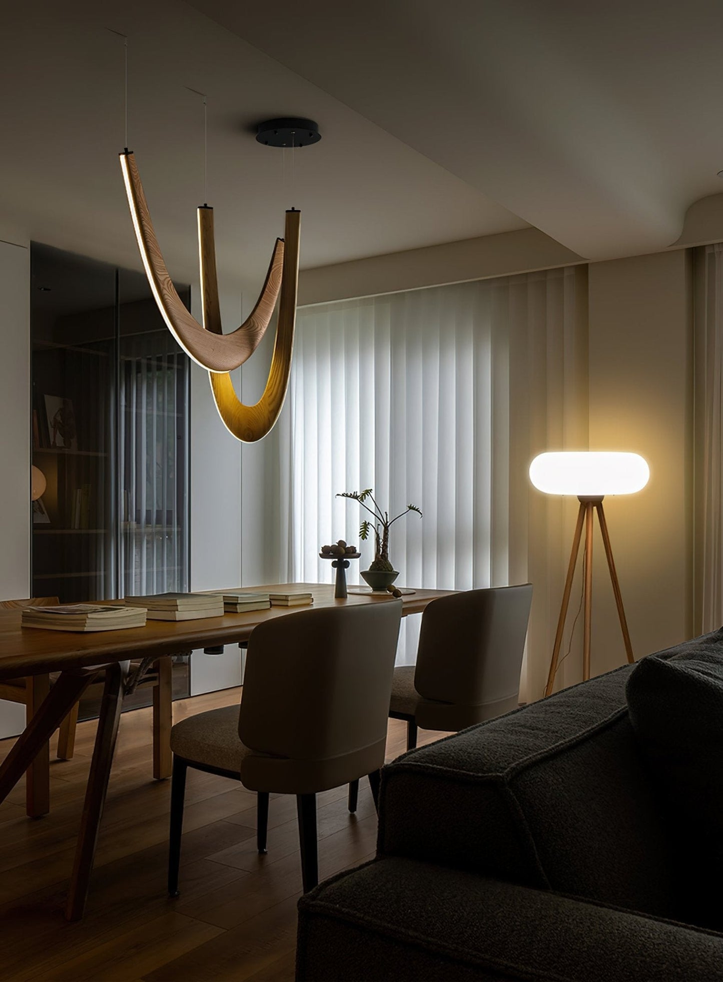 U Wooden Pendant Lamp Pendant light