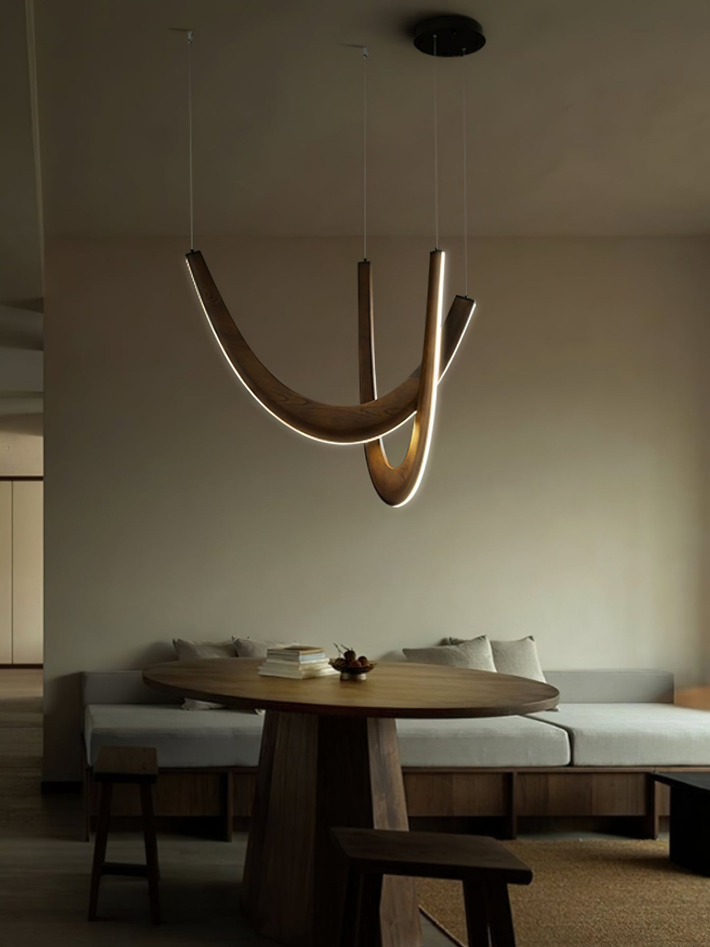 U Wooden Pendant Lamp Pendant light