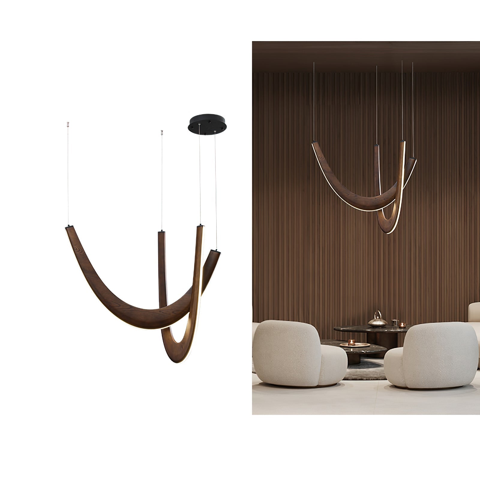 U Wooden Pendant Lamp Pendant light