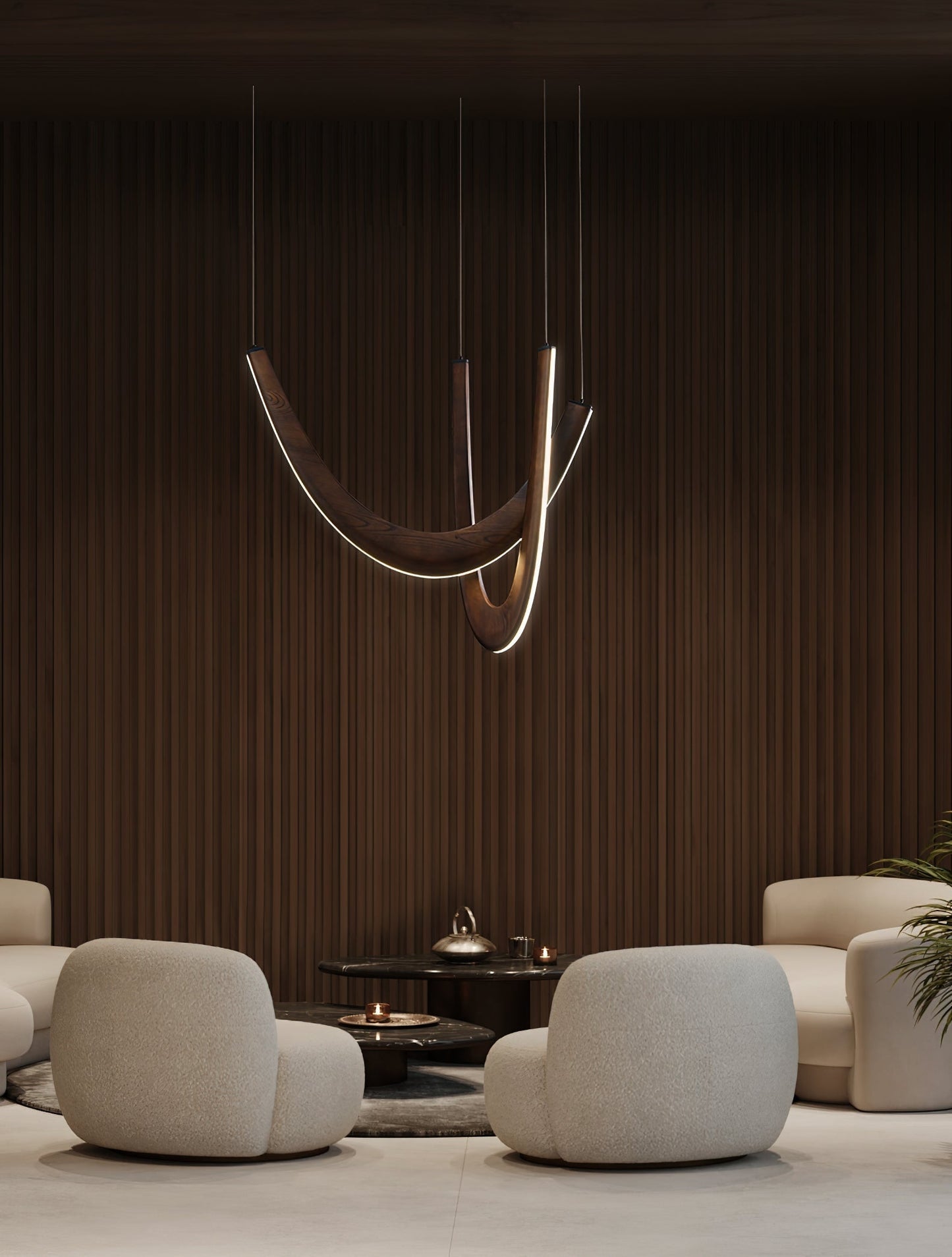 U Wooden Pendant Lamp Pendant light